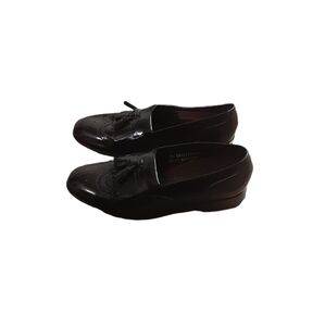 Florsheim Black Dark Academia Casual Dress Shoes Size 9.5